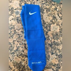 Nike Royal Blue over the knee youth kids athletic socks
